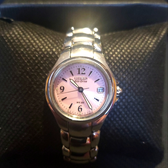 WOMENS CITIZEN ECO-DRIVE WATCH / PINK / Model GN-4W-S - Picture 1 of 11